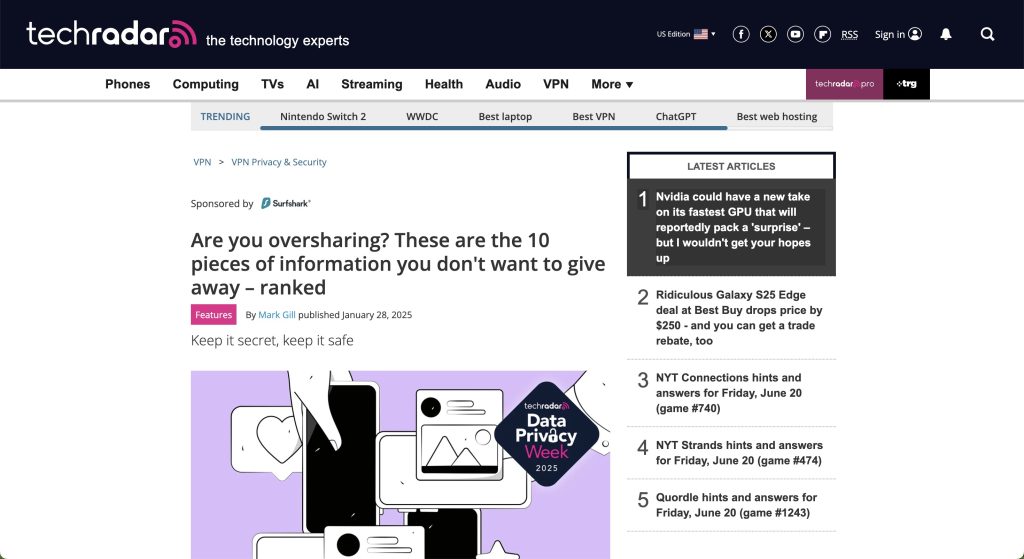 Data Privacy Week TechRadar