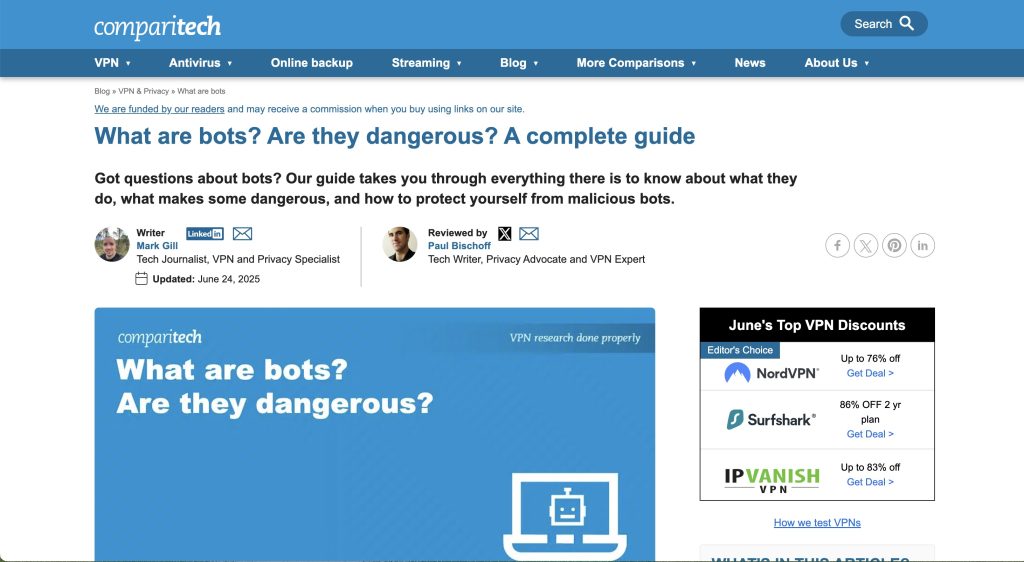 What are bots? Are they dangerous? Comparitech